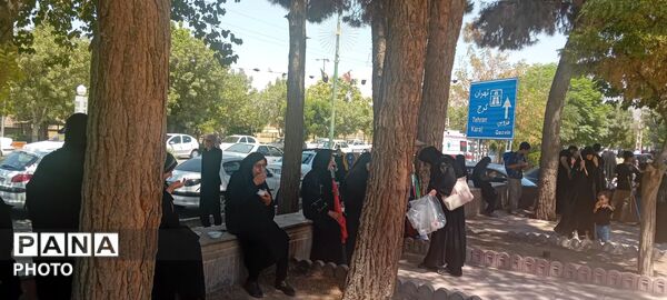 پیاده‌روی جاماندگان اربعین در شهرک ینگی امام ساوجبلاغ