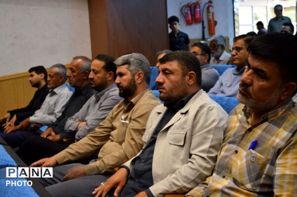 مراسم تودیع و معارفه فرمانده و جانشین ناحیه مقاومت بسیج فارسان