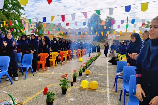 آیین زنگ سپاس معلم در شیراز