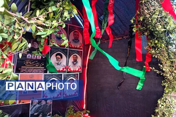 مراسم بزرگداشت شهدای خدمت در باشت