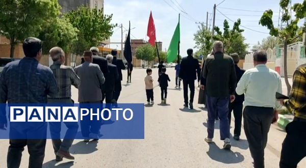 عزاداری شهادت امام صادق (ع) در شهر تیتکانلو