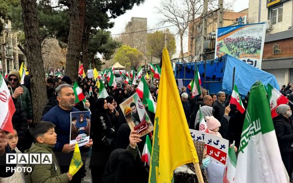 راهپیمایی پرشور مردم ولایتمدار شهرستان شهریار در روز جهانی قدس