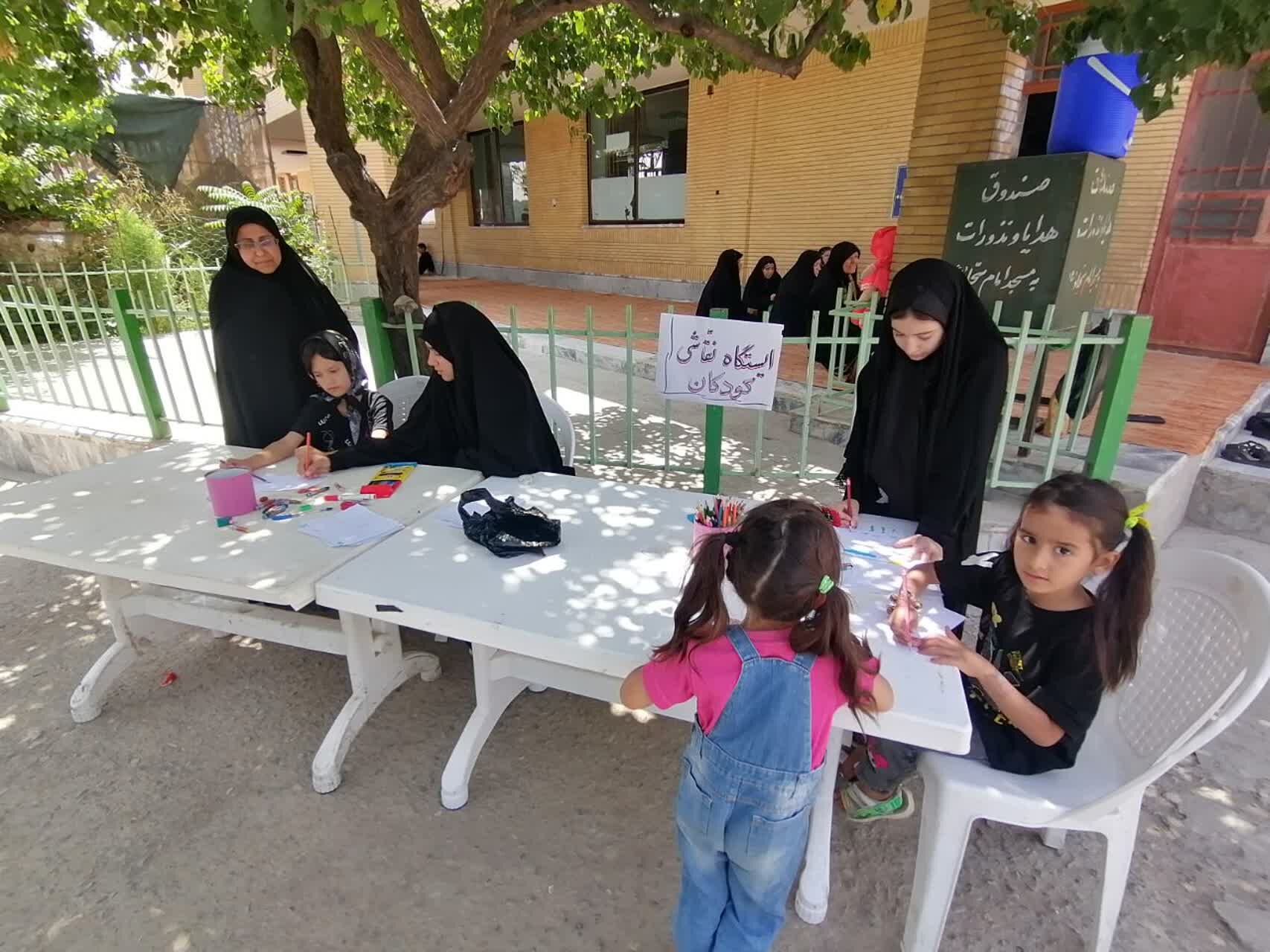 برپایی موکب عاشورایی اربعین حسینی در شیروان