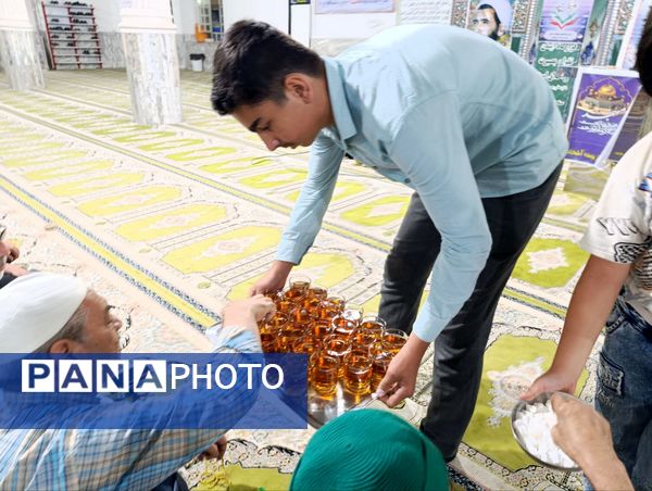 مراسم بزرگداشت شهدای دولت در مسجد جامع آشخانه