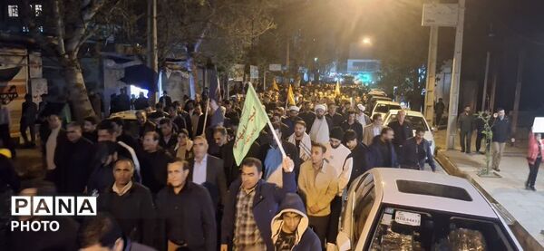حماسه ای دیگرازمردم کوهدشت دراجتماعات شبانه