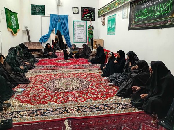 مراسم سوگواری در ایام ماه صفر در روستای نقاب