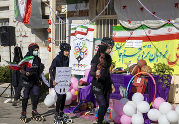 آئین افتتاحیه دوازدهمین دوره المپیاد‌های‌ورزشی‌ درون‌‌مدرسه‌ای در شهر نیم‌ور