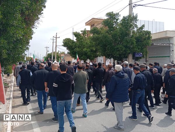 راهپیمایی روز قدس در شهر لطیفی لارستان