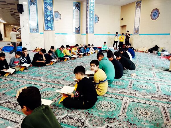 مراسم پر فیض اعتکاف در شهرستان خانمیرزا 