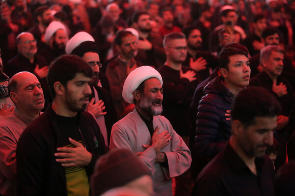 مراسم عزاداری سالروز شهادت هفتمین امام در حرم حضرت معصومه(س)