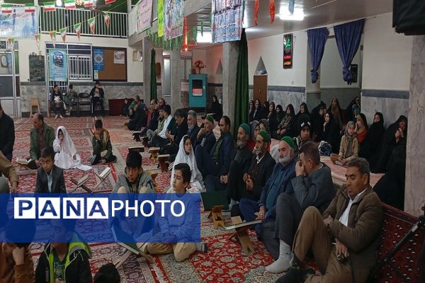 محفل انس با قرآن کریم  در مسجد جامع شهر بار نیشابور 