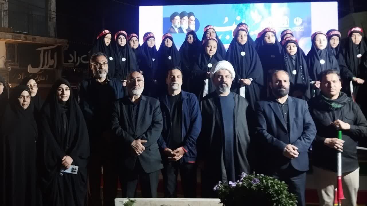 چهل‌ودومین حضور دانش‌آموزان و فرهنگیان در مسیر راهپیمایی کرج