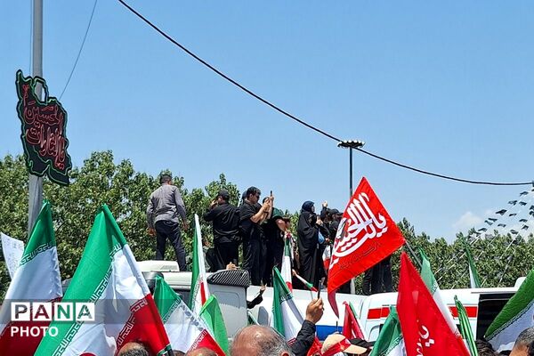 میثاق سرخ؛ تهران در قاب وداع با رهبر شهید