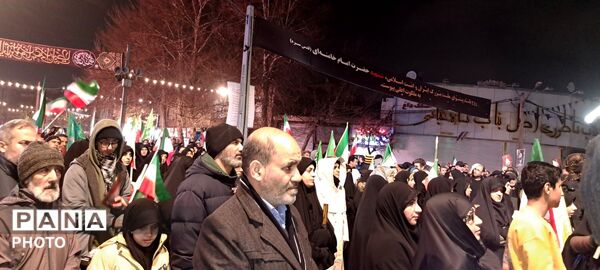 ایستادگی مردم کرج مقابل دشمنان متجاوز آمریکایی_صهیونی
