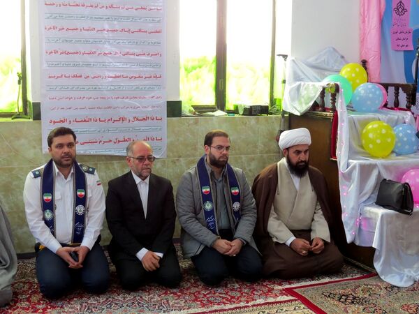بازدید قائم مقام سازمان دانش‌آموزی از دانش‌آموزان پیشتاز معتکف بام و صفی‌آباد