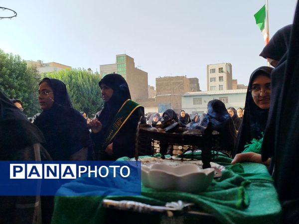 مدراس شهرستان قدس میزبان پرچم حرم امام حسین (ع) و شهید گمنام 