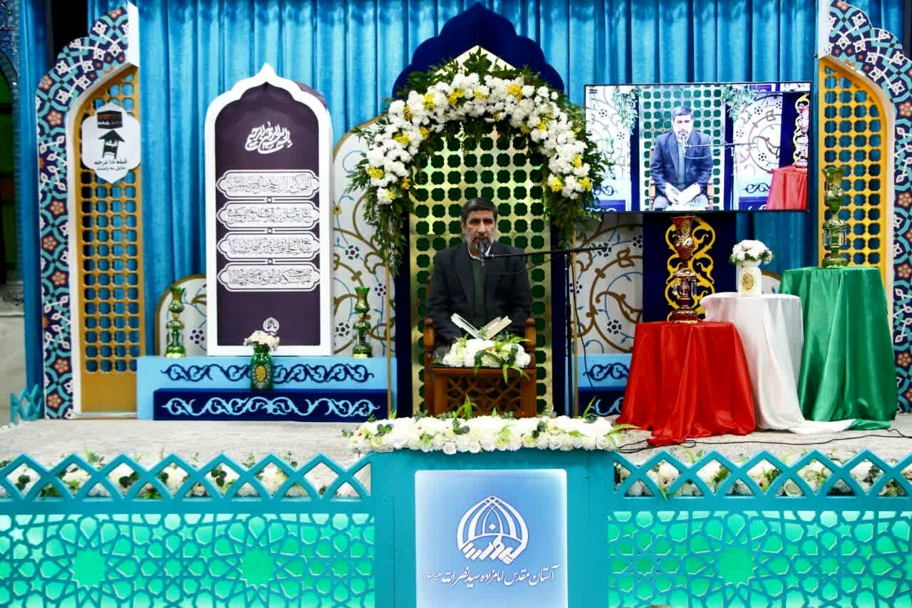 مراسم چهلم شهدای فتنه آمریکایی، صهیونیستی در امامزاده سید نصرالله یزد