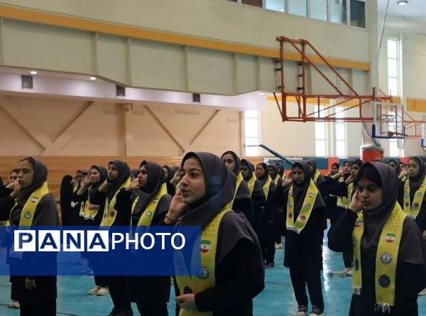 آیین استانی نواختن زنگ انقلاب استان خراسان رضوی در ناحیه ۵ مشهد