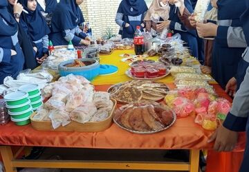 بازارچه کار و فناوری دبیرستان حضرت فاطمه(س) میناب