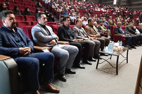 آیین گرامی داشت اولین سالگروز شهادت شهدای خدمت در سالن باغ ملی شهرستان قدس
