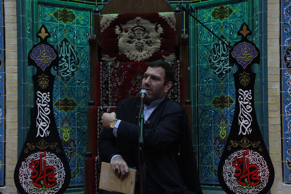 مراسم عزاداری فاطمیه در حسنیه چهارده معصوم یزد