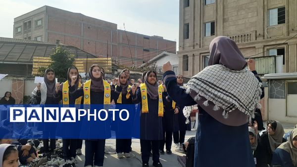 جشن هفته مازندران در دبیرستان نجم قائمشهر