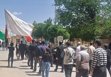 مراسم عزاداری شهادت امام جعفر صادق در شهرستان کوهپایه 