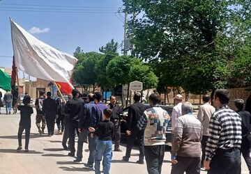 مراسم عزاداری شهادت امام جعفر صادق در شهرستان کوهپایه 