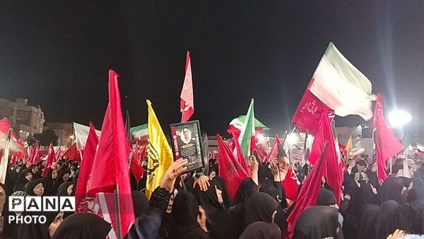 وداع باشکوه مردم «فجر» با دو شهید حادثه تیراندازی سرافرازان