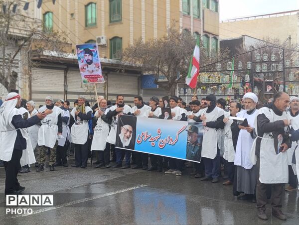 راهپیمایی روز قدس در نهاوند