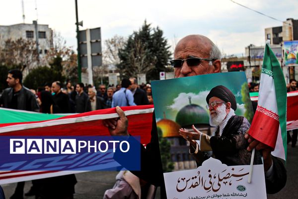 راهپیمایی روز قدس در زنجان 