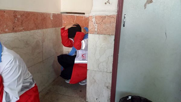 برگزاری مانور زلزله در دبیرستان سردار شهید قاسم سلیمانی 