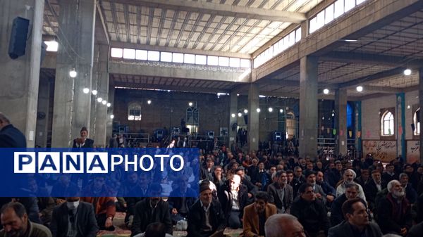 اقامه نماز عبادی سیاسی جمعه همزمان با ایام دهه فجر و اعیاد شعبانیه 