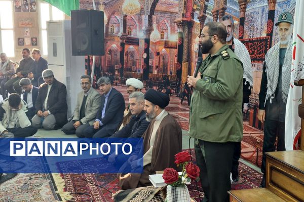 بدرقه کاروان راهیان نور دانش‌آموزی شهرستان پردیس