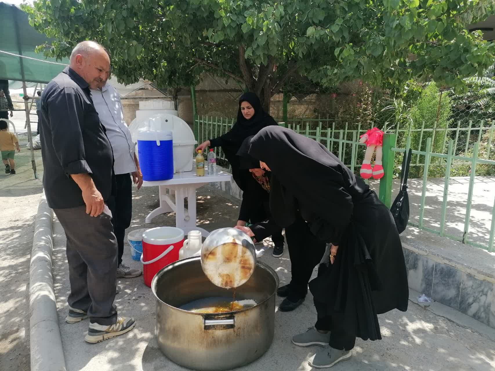 برپایی موکب عاشورایی اربعین حسینی در شیروان