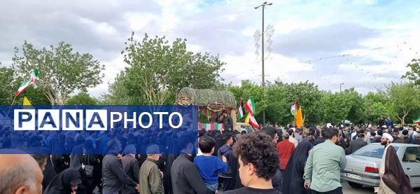 مراسم تشییع و خاکسپاری دو شهید گمنام دوران دفاع مقدس در قم