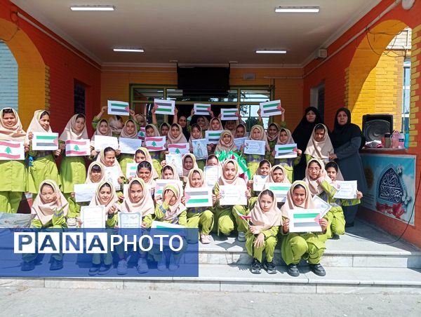 اعلام انزجار دانش‌آموزان ملاردی از رژیم کودک‌کش و جنایتکار صهیونیستی و حمایت از جبهه مقاومت