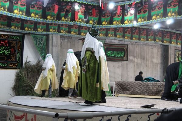 کربلا در قاب تعزیه در شهر سامان 