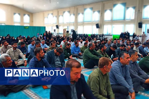 مراسم اولین سالگرد شهدای خدمت در شهرستان باشت