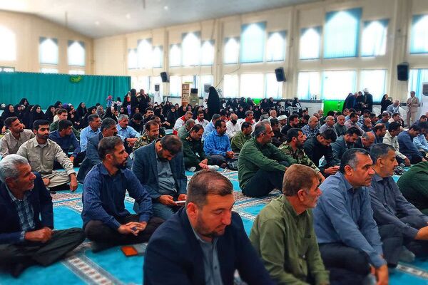 مراسم اولین سالگرد شهدای خدمت در شهرستان باشت