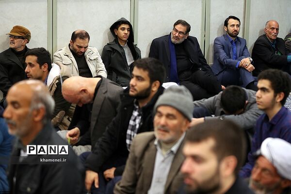 اولین شب عزاداری فاطمیه‌ با حضور رهبر معظم انقلاب