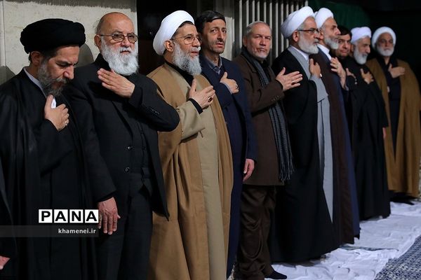 دومین شب عزاداری فاطمیه‌ با حضور رهبر معظم انقلاب