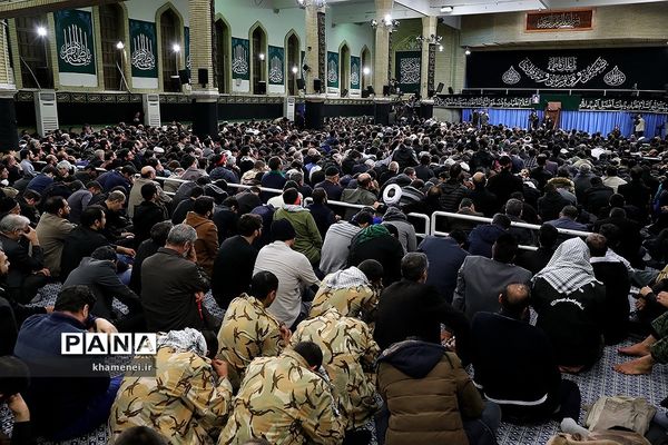 دومین شب عزاداری فاطمیه‌ با حضور رهبر معظم انقلاب