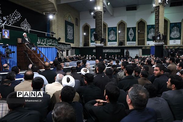 دومین شب عزاداری فاطمیه‌ با حضور رهبر معظم انقلاب