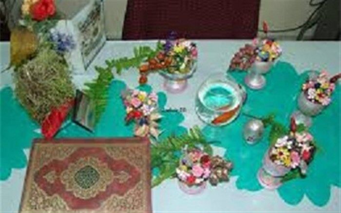 برپایی نمایشگاه سفره هفت سین در رضوانشهر
