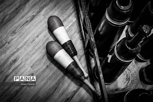 تمرین اعضای تیم ملی زورخانه‌ای کشور