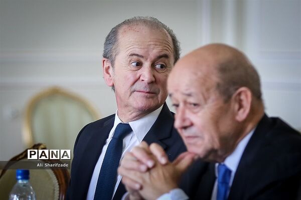 دیدار وزیر امور خارجه فرانسه با ظریف