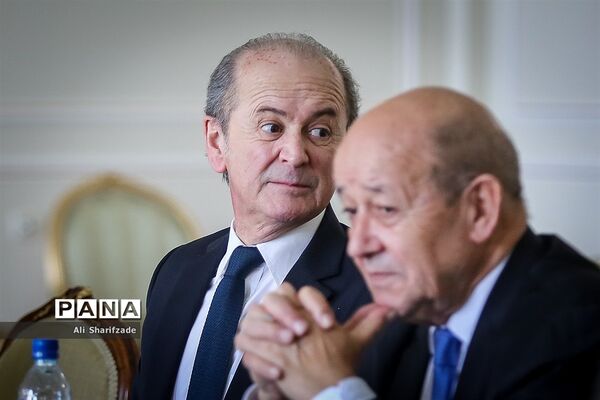 دیدار وزیر امور خارجه فرانسه با ظریف