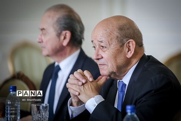 دیدار وزیر امور خارجه فرانسه با ظریف