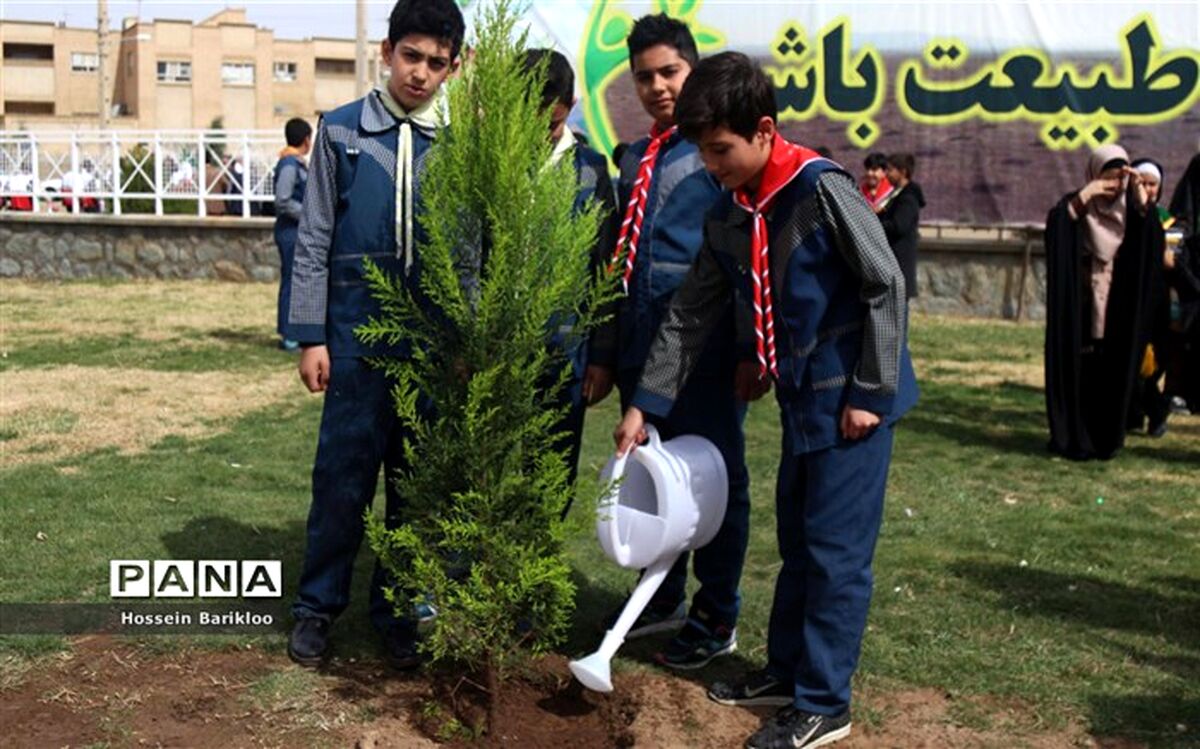مراسم روز درختکاری برگزار شد